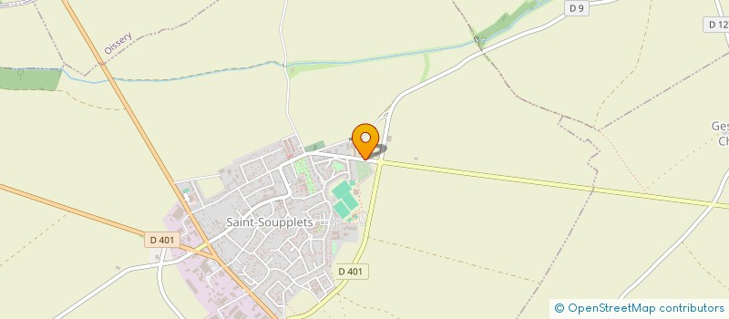 localisation de l'entreprise FACE  SAINT-SOUPPLETS