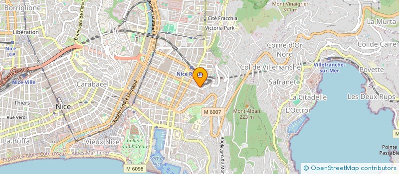 localisation de l'entreprise FACE à NICE