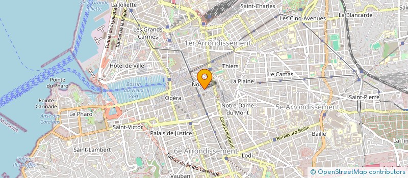 localisation de l'entreprise FACE A FACE ARCHI ET URBA DE PROXIMITE à MARSEILLE