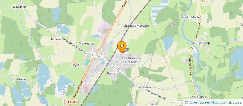 localisation de l'entreprise FACE A TOIT  SERVAS