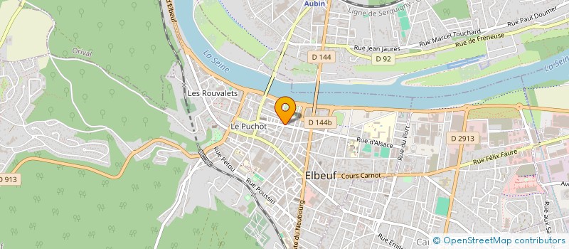 localisation de l'entreprise FACE AGGLOMERATION D'ELBEUF  ELBEUF