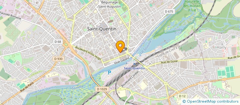 localisation de l'entreprise FACE AISNE à SAINT-QUENTIN