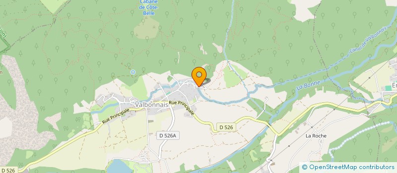 localisation de l'entreprise FACE AU COLOMBIER  VALBONNAIS