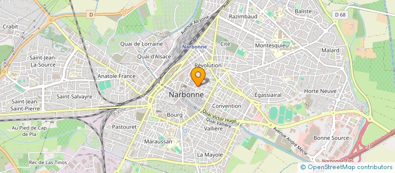 localisation de l'entreprise FACE AU JARDIN D'EXEA à NARBONNE