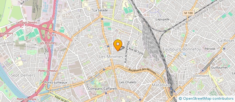 localisation de l'entreprise FACE AU VENT  TOULOUSE