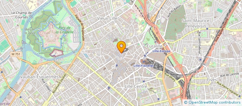 localisation de l'entreprise FACE AVOCATS à LILLE