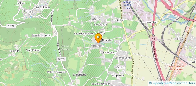 localisation de l'entreprise FACE B  VINZELLES