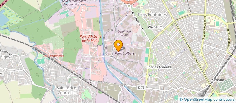 localisation de l'entreprise FACE CHAMPAGNE-ARDENNE  REIMS