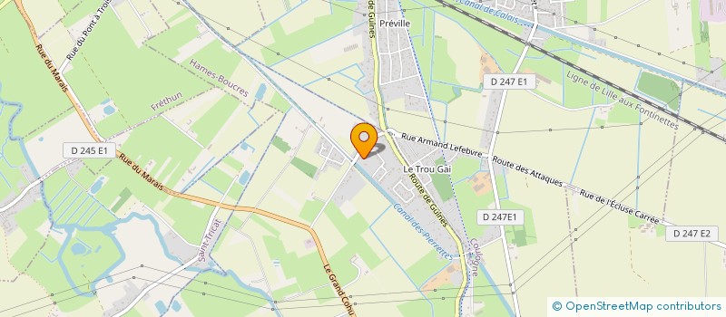 localisation de l'entreprise FACE CONSULTING  HAMES-BOUCRES