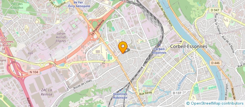 localisation de l'entreprise FACE CORBEIL-ESSONNES à CORBEIL-ESSONNES