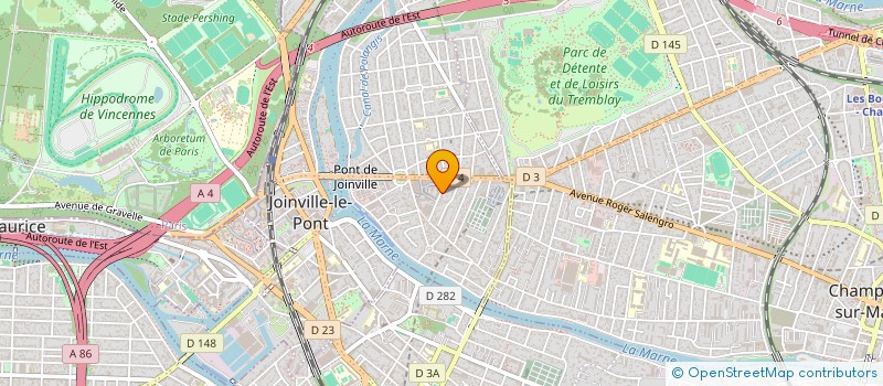 localisation de l'entreprise FACE ENERGIE à JOINVILLE-LE-PONT