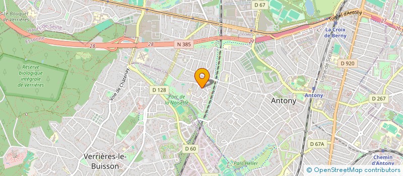 localisation de l'entreprise FACE EST à ANTONY