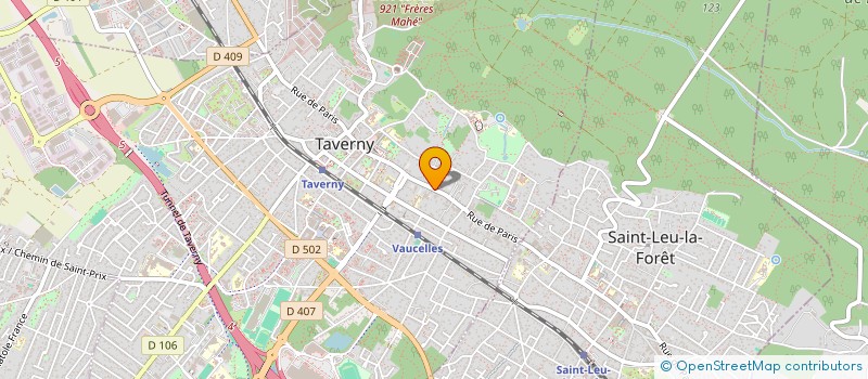 localisation de l'entreprise FACE ETANCHE à TAVERNY
