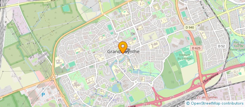 localisation de l'entreprise FACE FLANDRE MARITIME à GRANDE-SYNTHE