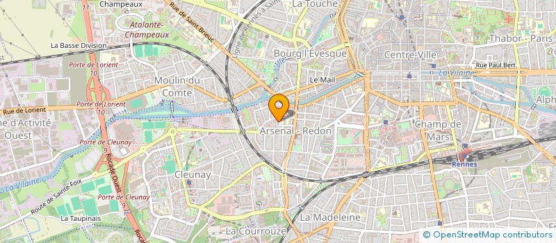 localisation de l'entreprise FACE ILLE ET VILAINE à RENNES