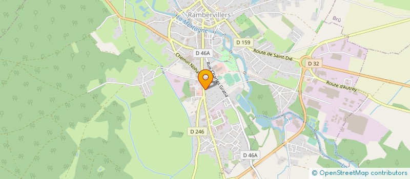 localisation de l'entreprise FACE'IN LES MURS  RAMBERVILLERS