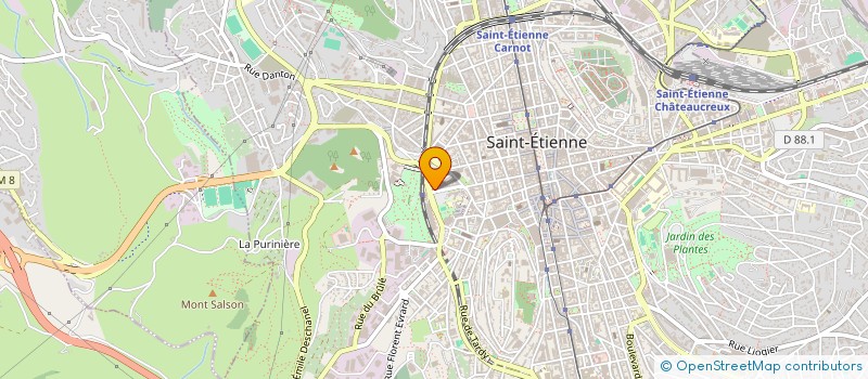 localisation de l'entreprise FACE LOIRE à SAINT-ETIENNE