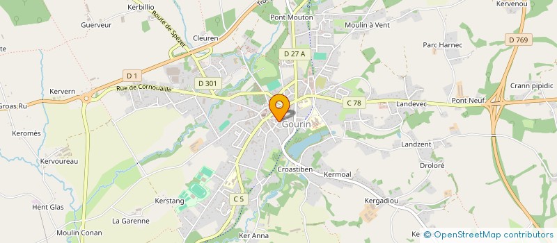 localisation de l'entreprise FACE NORD à GOURIN