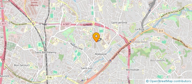 localisation de l'entreprise FACE PROVENCE à MARSEILLE