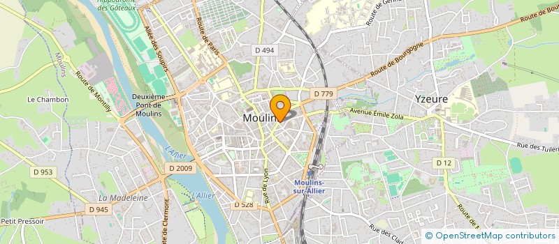 localisation de l'entreprise FACE TERRITOIRE BOURBONNAIS à MOULINS
