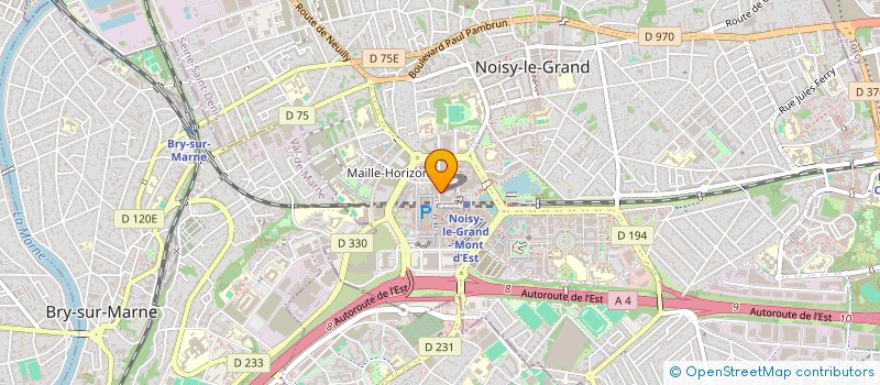 localisation de l'entreprise FACEA  NOISY-LE-GRAND