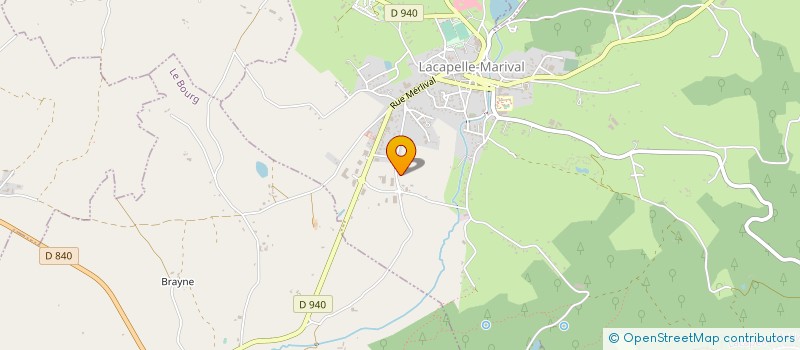 localisation de l'entreprise FACEA  LE BOURG