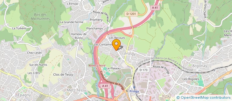 localisation de l'entreprise FACEA FREJUS à ANNECY