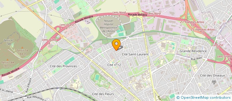 localisation de l'entreprise FACELIFT RENT  LENS