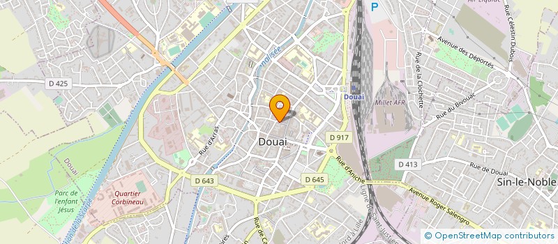 localisation de l'entreprise FACELOOK1 à DOUAI