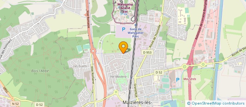 localisation de l'entreprise FACELOR  MAIZIERES-LES-METZ