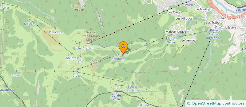 localisation de l'entreprise FACENA  LES HOUCHES