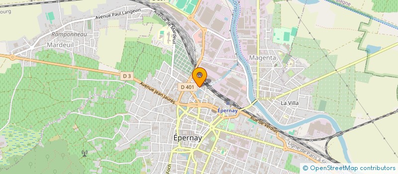 localisation de l'entreprise FACENT à EPERNAY