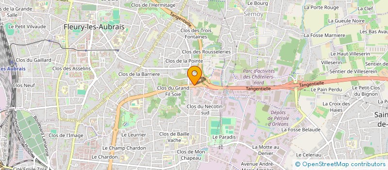 localisation de l'entreprise FACEO FM CENTRE OUEST à SARAN