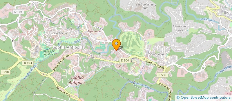 localisation de l'entreprise FACEO FM SUD EST à BIOT