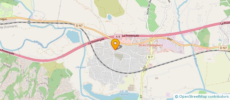 localisation de l'entreprise FACEPLANT PRODUCTIONS (FPP)  ROQUEBRUNE-SUR-ARGENS