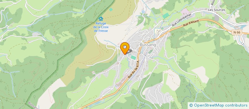 localisation de l'entreprise FACER FORMATION AUDIT CONSEIL EN RESTAURATION  BUSSANG