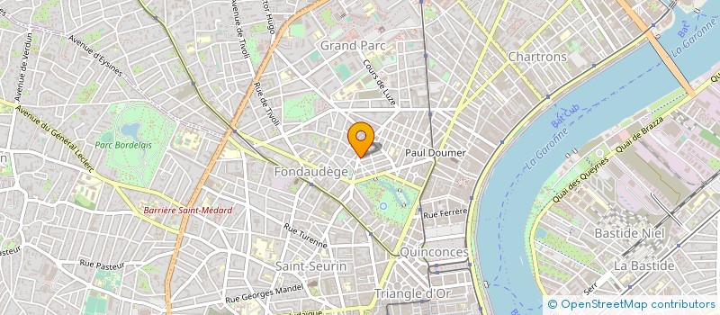 localisation de l'entreprise FACES  BORDEAUX