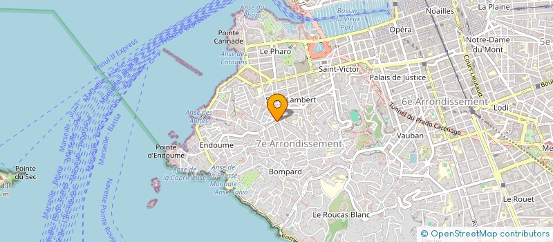 localisation de l'entreprise FACES à MARSEILLE