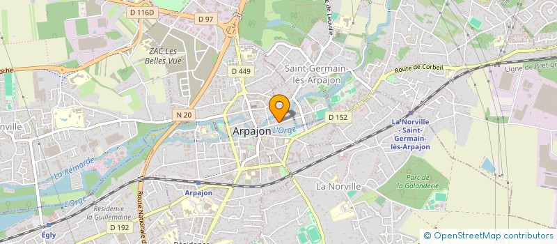 localisation de l'entreprise FACET à ARPAJON