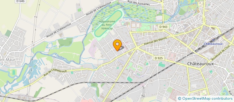 localisation de l'entreprise FACETIES SPECTACLES à CHATEAUROUX