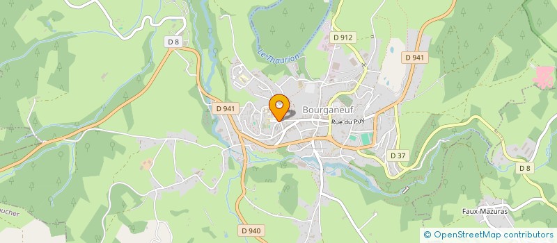 localisation de l'entreprise FACETTES à BOURGANEUF