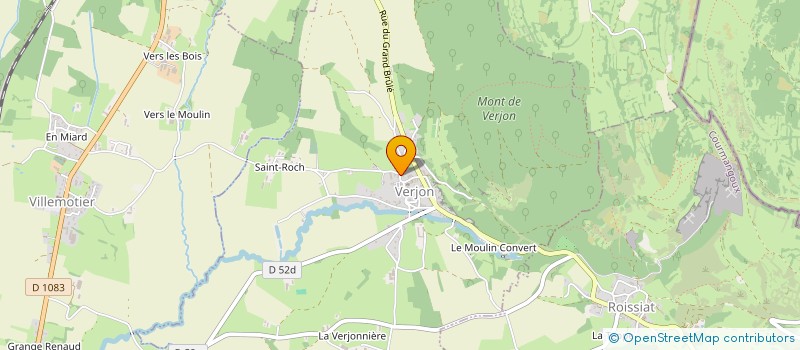 localisation de l'entreprise FACETTES  VERJON