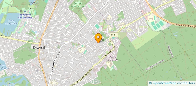 localisation de l'entreprise FACETTES  DRAVEIL