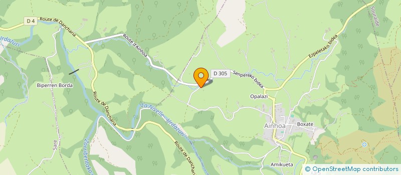 localisation de l'entreprise FACETTES PRODUCTION  AINHOA