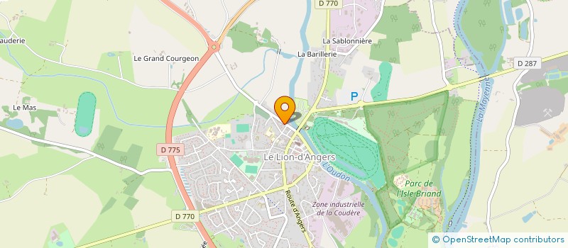 localisation de l'entreprise FACH  LE LION D'ANGERS