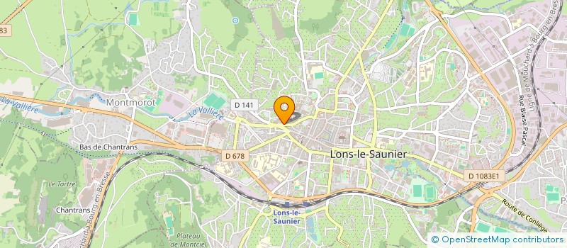 localisation de l'entreprise FACHINETTI IMMO  LONS-LE-SAUNIER