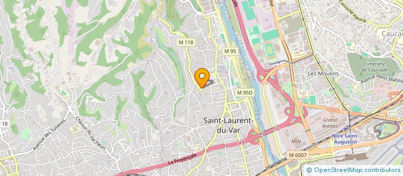 localisation de l'entreprise FACI  SAINT-LAURENT-DU-VAR