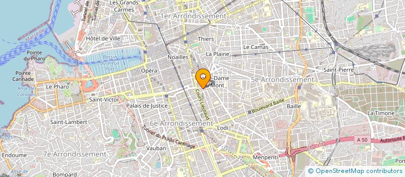 localisation de l'entreprise FACI à MARSEILLE