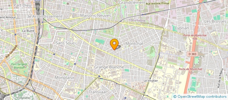 localisation de l'entreprise FACIAL LABORATOIRE à LYON