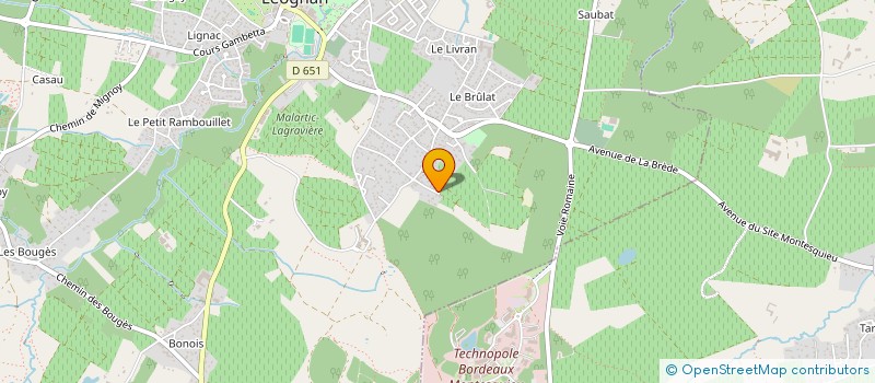 localisation de l'entreprise FACIDOMI à LEOGNAN